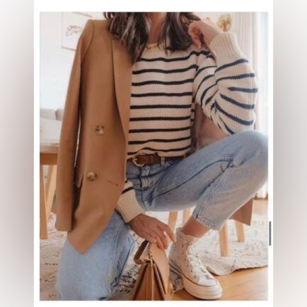 Sunday Morning Sweater - Nautical Stripe